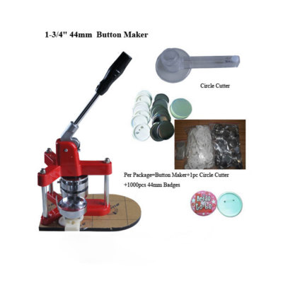 Kit De Fabrication De Badges 44mm (1,75 Pouce) - Presse à Boutons Manuelle