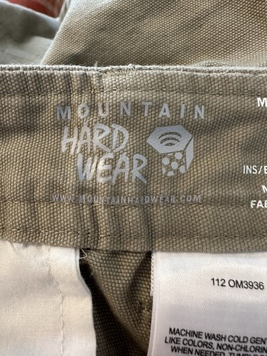 Mountain Hardwear Beige Tan Shorts Men’s Size 38 x 11.5 Cotton Twill EUC - Picture 8 of 8