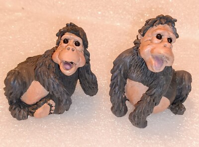Holy Herd - Noah s Ark - Gouda & Gordo Gorilla Figures - Pete Apsit READ DESC.