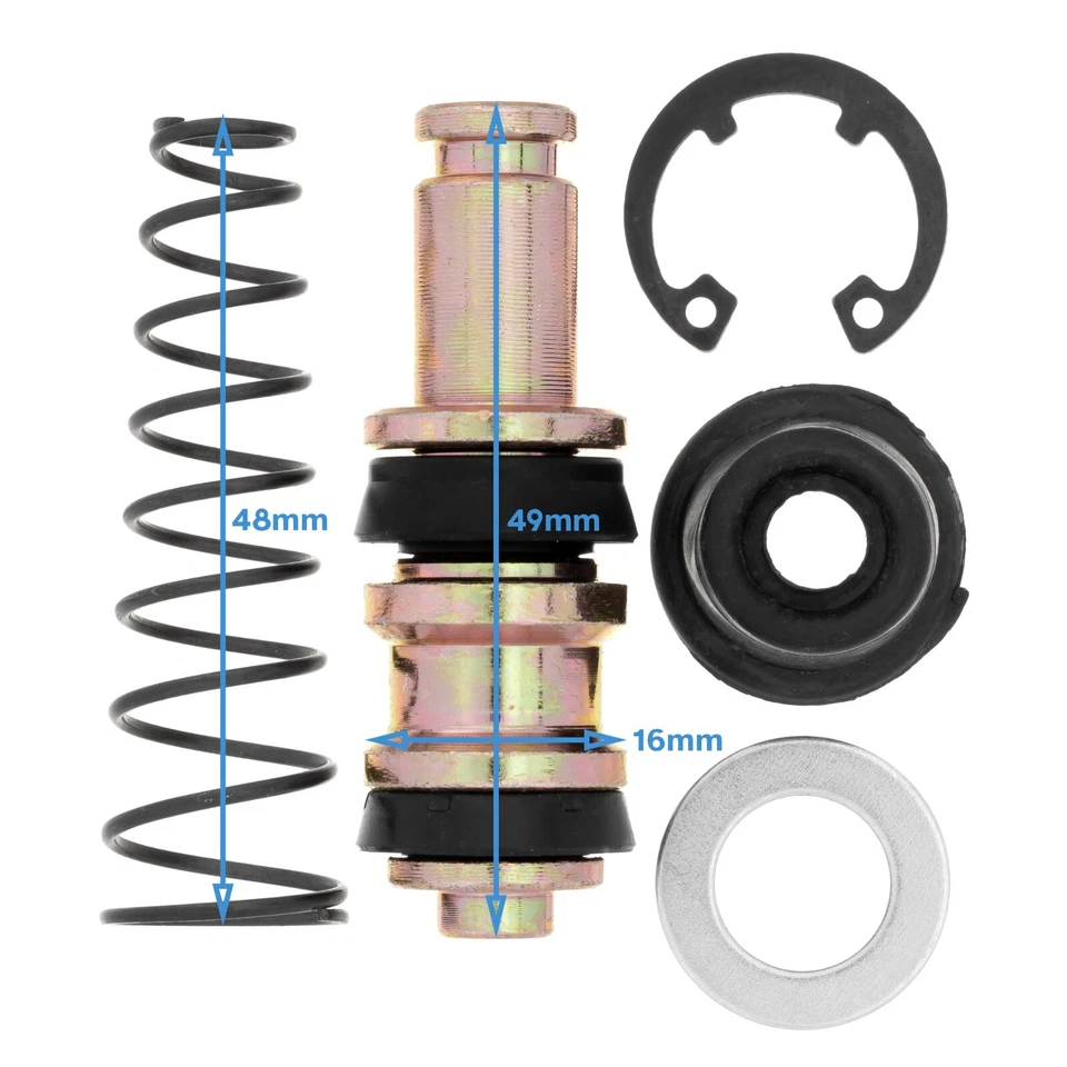 16mm Brake Master Cylinder Repair Kit Motorcycle Repair Bike Replacement Part - image 2 of 3