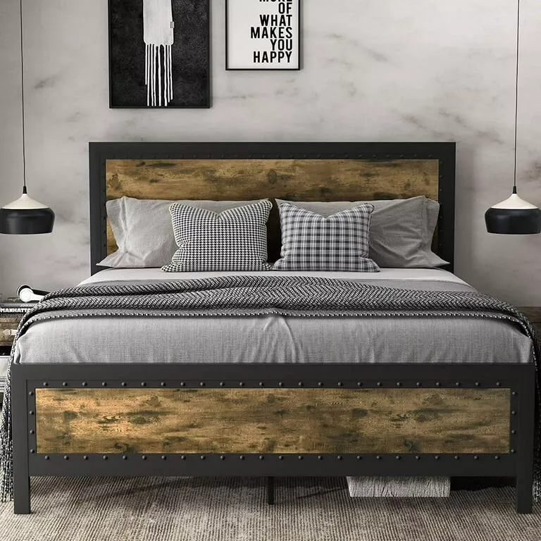 Striped 2024 bed frame