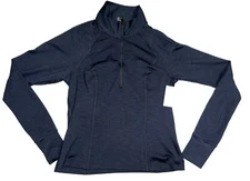 NWT⭐️BEYOND YOGA⭐️MEDIUM ⭐️RIBBED TAKE A HIKE ZIP PULLOVER⭐️BLACK HEATHER⭐️$128