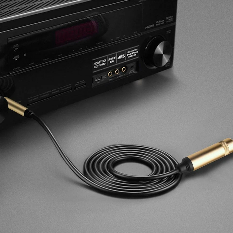 6.35mm 1/4 inch TRS Jack Audio Extension Cable | Stereo Plug to Socket Connector - Image 4 of 4