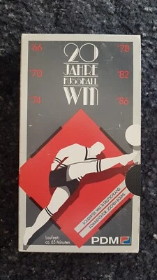 VHS 20 Jahre Fußball WM 1966 / 70 / 74 / 78 / 82 / 1986 - Videokassette - Bild 1 von 3