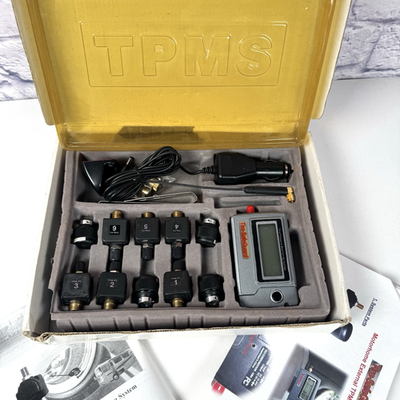 #ad Tire SafeGuard Pressure Monitoring System TPMS 6 Tire Motorhome Tow 4 Tire Car $149.99