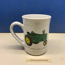 John Deere COFFEE CUP Mug ~ Nothing Runs Like A Deere Quality Farm Equipment!