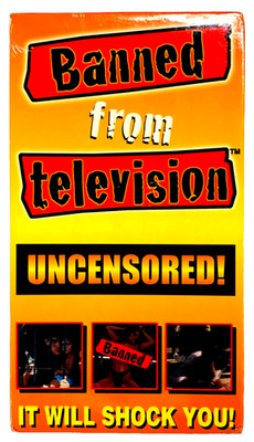 Banned From Television/ Uncensored VHS (1998) NEW SEALED