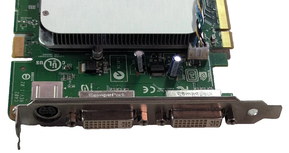 NVIDIA Quadro FX 3450 PCIe 256MB GDDR3 Workstation Graphics Card Dual DVI + S-Vi - Image 4 of 4