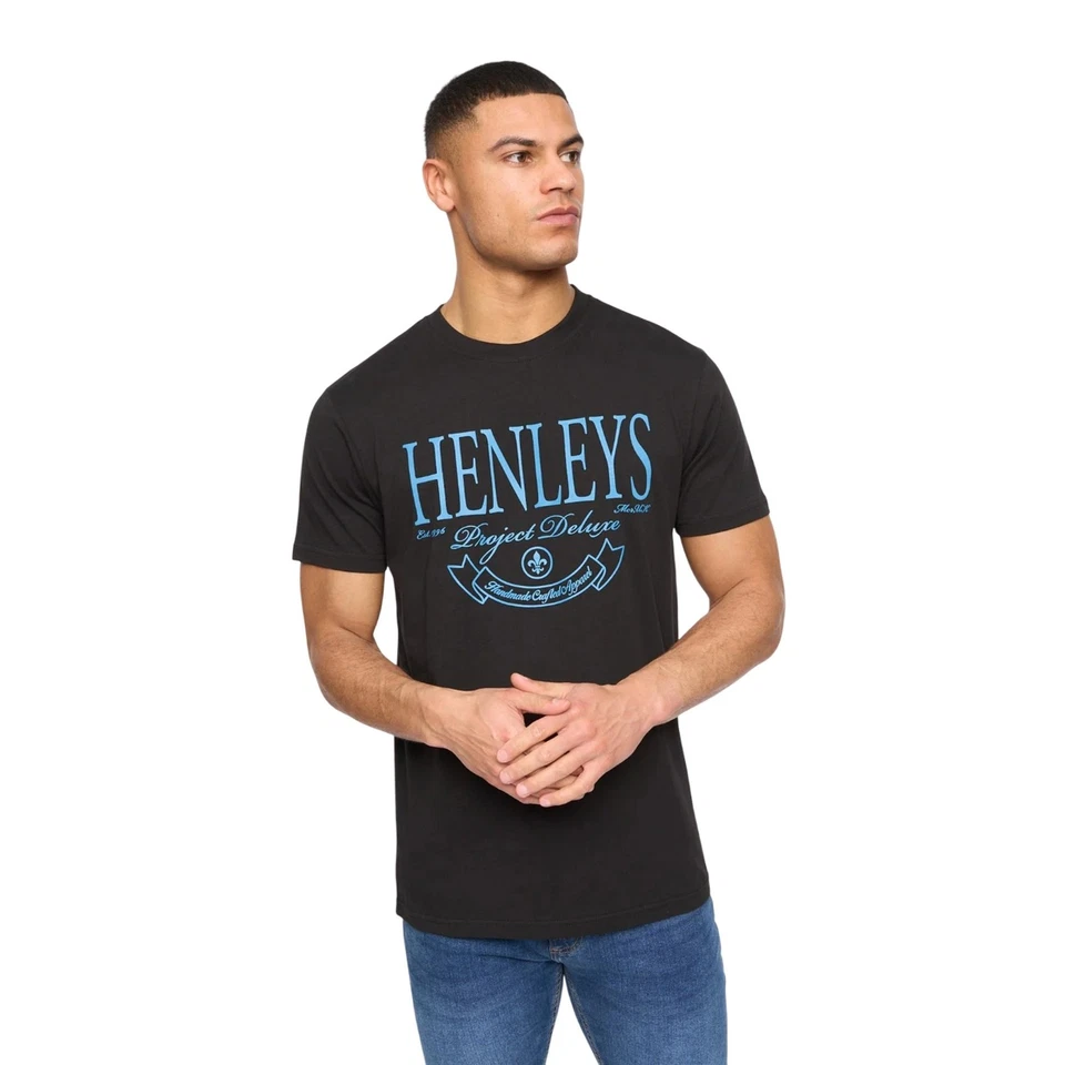 Henleys  Camiseta Henbank para Hombre (BG2056) - Imagen 3 de 4