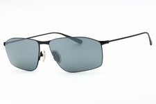 Balenciaga BB0413S 004 Gunmetal/Silver 62-14-145 Sunglasses New Authentic