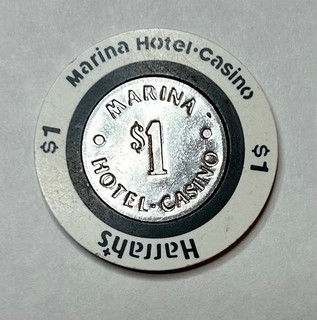 Harrah's Marina Hotel $1 Inlay Token