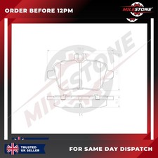 BRAKE PAD FOR INFINITI QX30 Q30 2.2 D AWD 1.6 2.0 T 1.5 REAR