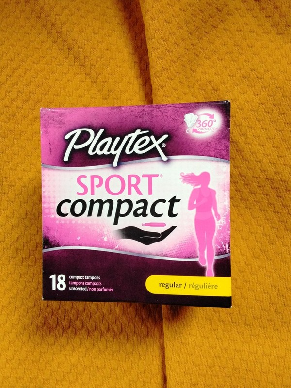 Playtex Sport Compact Tampons Regular Absorbency Unscented 18 Ct. New