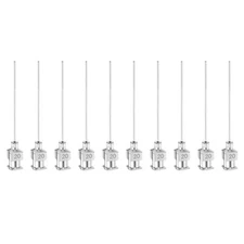 10pcs 20G Stainless Steel Dispensing Needles, 1 1/2" Glue Needle Tube Blunt Tip