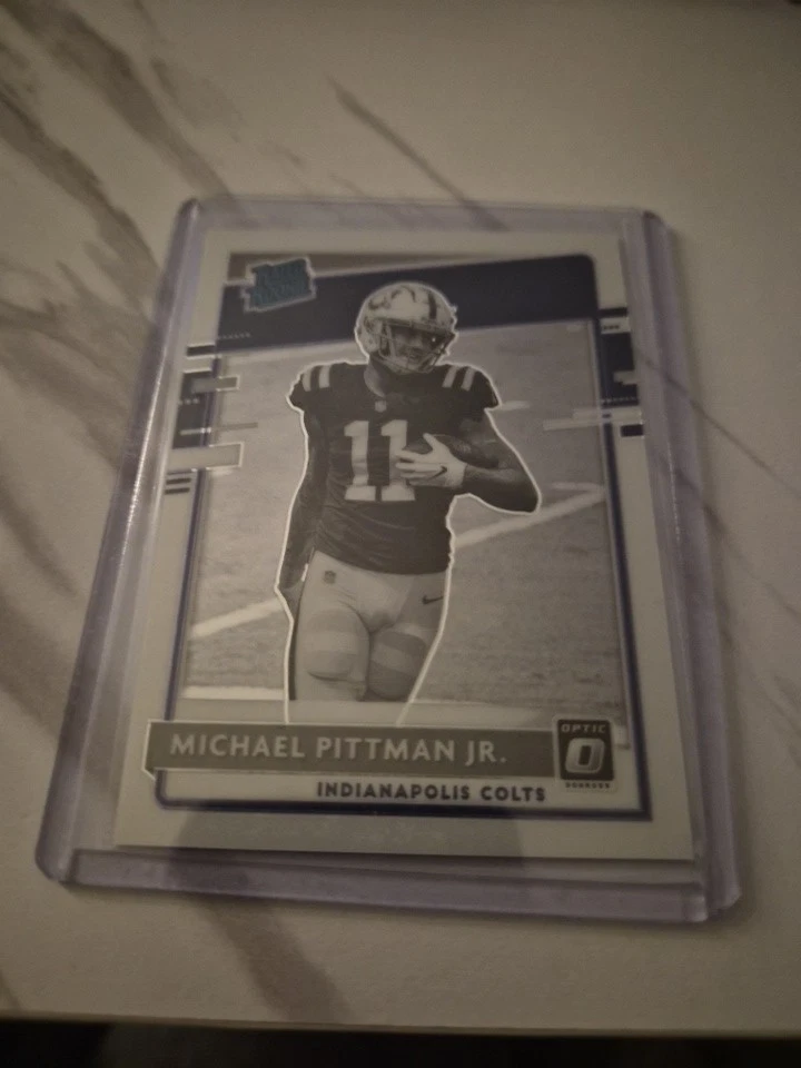 2020 i Donruss Optic - Rated Rookies Variation Michael Pittman Jr. #322 (RC) - Image 3 of 3