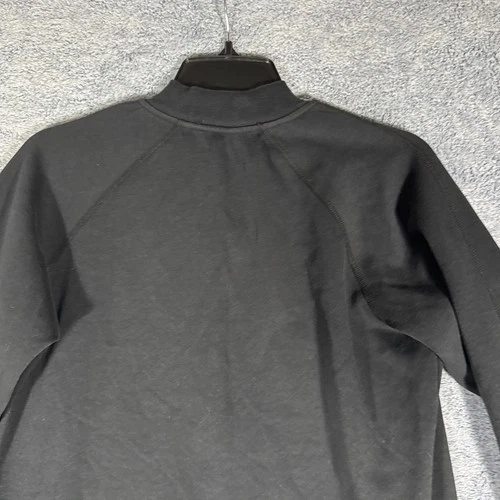 Apple Store Employee Jacket Full Zip Adult Size Small Logo Black Cotton Blend image 12