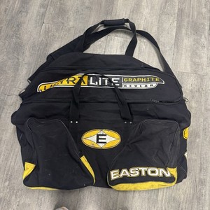 Easton UltraLite GraphiteHockey Bag Shoulder Strap Black Yellow Skate Pockets