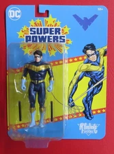 McFARLANE SUPER POWERS NIGHTWING NIGHT WING gold DC UNIVERSE ACTION FIGURE MOC 5