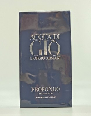 Giorgio Armani Acqua Di Gio Profondo 4.1/4.2 oz Eau De Parfum 100 ml Spray Men