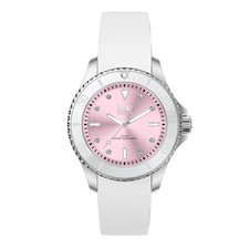ICE-WATCH - Ice Steel White Pastel - Women's Wristwatch with Silicon Strap Smal