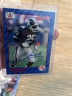 ROCKET ISMAIL RAGHIB SIGNED CARD CFL TORONTO ARGOS NOTRE DAME IRISH ROOKIE