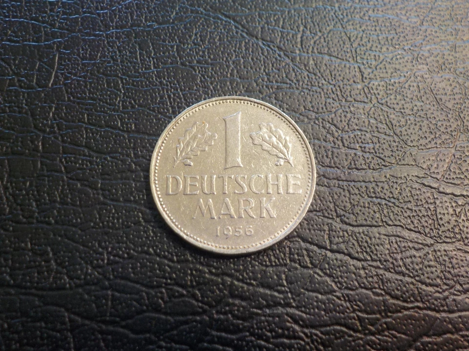 MONEDAS ALEMANIA 1 MARCO: 1956F, 1956J, 1959F, 1961G, 1962F, 1962D C/N Foto 2 de 4