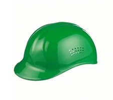 Erb Safety WEL19119BE Vented Bump Cap Green Front Brim,4Point Pinlock Suspension