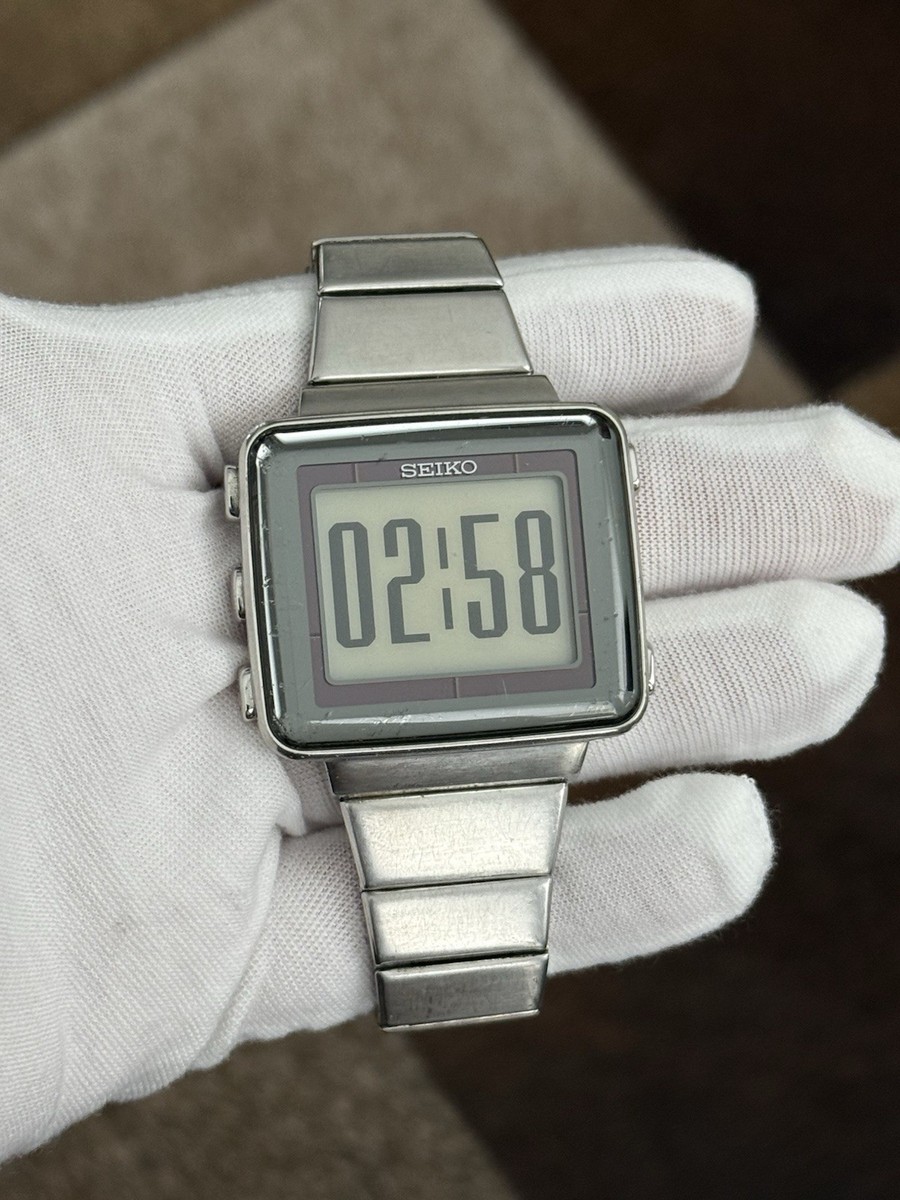 Rare Vintage Seiko Spirit S771-0AA0 Active Matrix EPD Solar