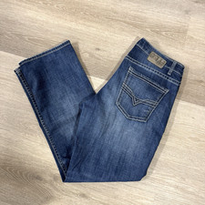 BKE Tyler Straight Leg Bootcut Blue Denim Jeans Men's Size 34R