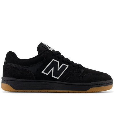 NEW BALANCE 480 BLACK/WHITE SUEDE MENS SNEAKERS