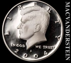 2004-S Silver Kennedy Half Dollar - Choice Gem Proof  Lustrous  #L6410