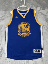 Adidas Golden State Warriors Basketball Men s Jersey Durant Blue Swingman 35