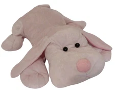 Toys R Us Pink Puppy Dog Floppy Plush Pillow LARGE 24" Soft Stuff Geoffrey 2011