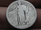 1917 S Standing Liberty Quarter, Variety 1, Type 1, San Francisco, AG Details