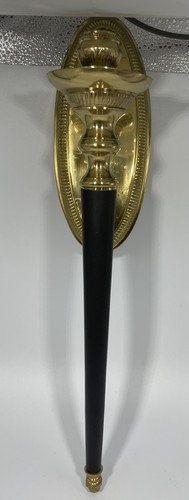 Brass Black Candle Holders Sconces Wall Mount Decor 16.5” - 第 1/5 張圖片