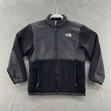 the north face girls Fleece Denali jacket full zip fleece size L