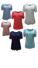 New Women 's Ladies Short Sleeve Blouses