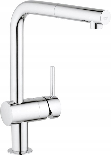Grohe Minta KüChenarmatur 31397000 Chrom, Niederdruck, Herausziehbarer Auslauf-image