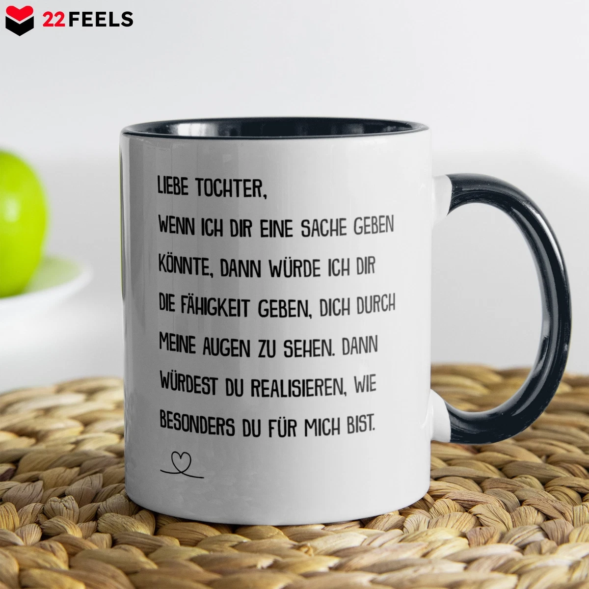 Tochter Geschenk Geburtstag 18 Jahre Kind Tasse Abi Bachelor Master Weihnachten