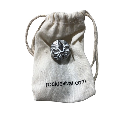 Rock Revival Replacement Button Silver 