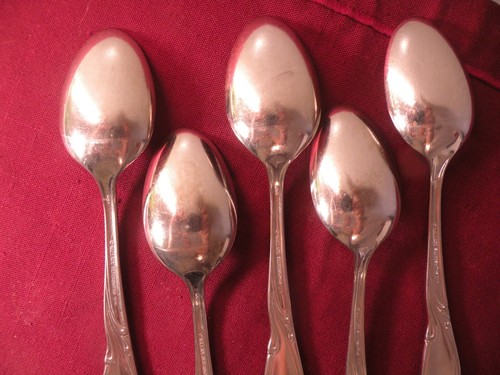 Set Of 5 Soup Spoons Wallace 18/8 Stainless Steel SOLILOQUY 7" - Picture 5 of 5