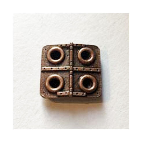 OSTERIGGIO CON OBLO' 15X16mm RICAMBIO AMATI 4948/16 X MODELLISMO NAVALE HATCHES