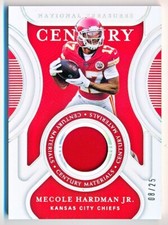 2021 National Treasures Mecole Hardman Jr. Century Holo Silver Patch #CM-MHJ /25