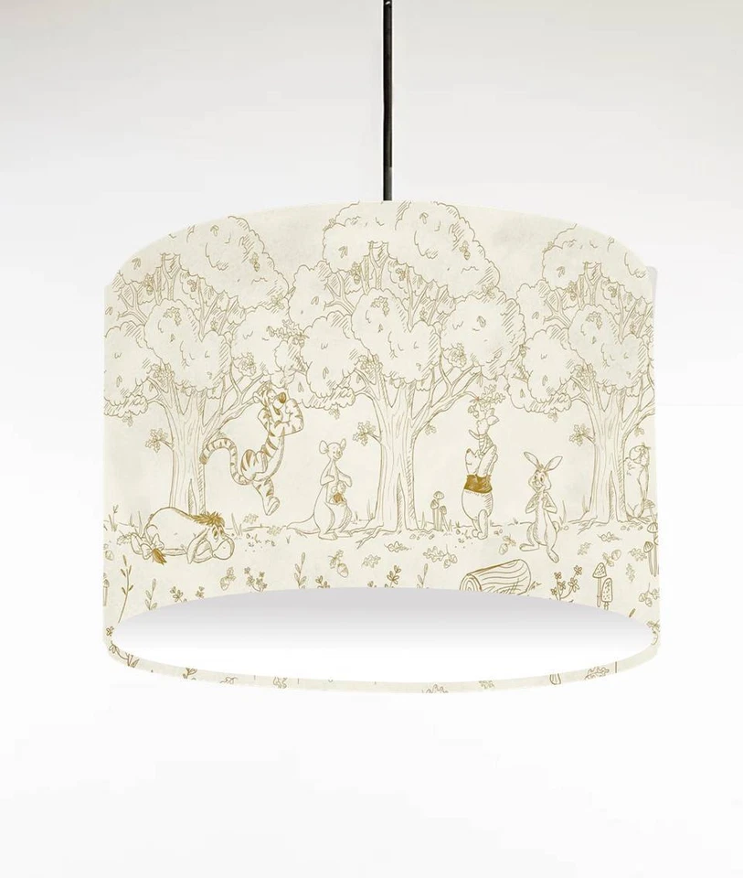 WINNIE THE POOH CEILING DRUM LIGHT SHADE / TABLE LAMPSHADE 3 SIZES