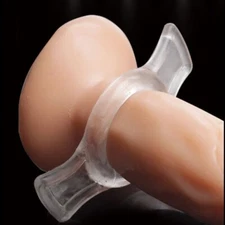 4 Stretchy Penis Enhancing Prolong Delay Cock Rings Male Erection Enhancer 