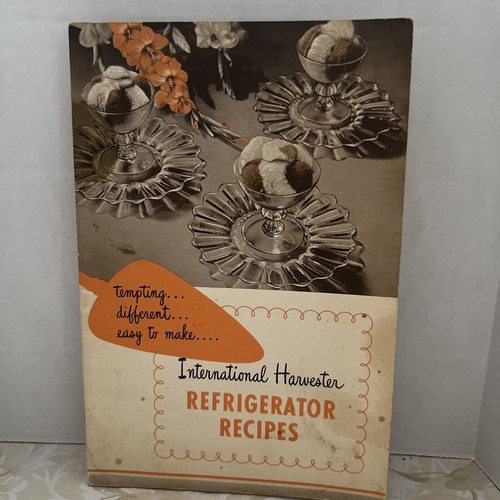 International Harvester Refrigerator Recipes Vintage Cookbook 1950s - Picture 3 of 7