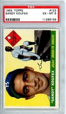 1955	Topps	Sandy	Koufax	123	PSA 6		Dodgers		11423