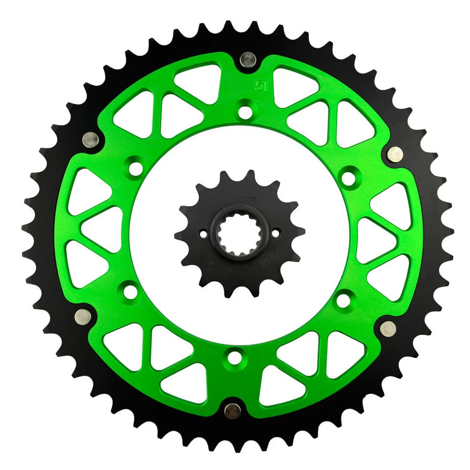 14T/48T Front Rear Sprocket Kit for Kawasaki KLX250S 2006-2020 KLX300R KX250 - Image 2 of 4