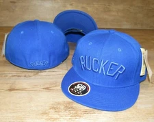 Rucker Park Harlem Courts Royal Blue Stall & Dean Fitted Hat Cap Men Size 7 5/8