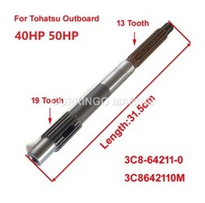 Propeller Shaft For Tohatsu Nissan Outboard Engine NS M D 40HP 50HP 3C8-64211-0